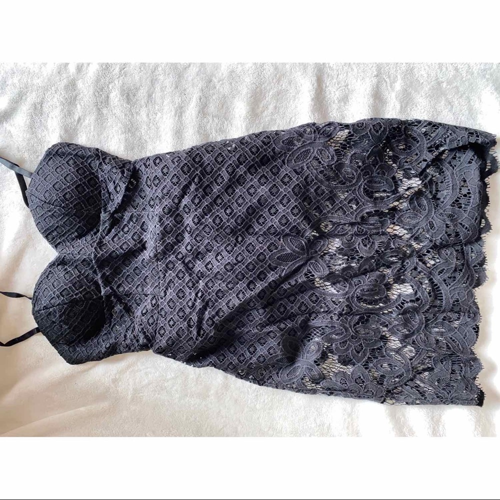 PRICE DROP!! Bebe Black Lace Dress